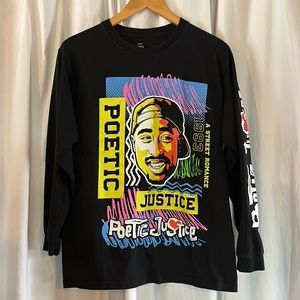 FINAL MARKDOWN!! Poetic Justice long sleeved tee